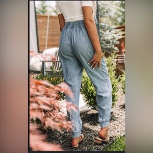 NWT Olivaceous Joggers Blue Women’s Pants Size M